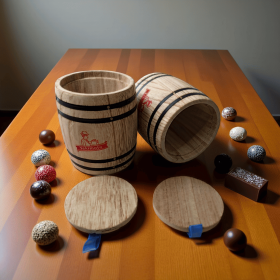 Yakimoto 2-Pack Mini Wood Canisters Set - Small Solid Wood Airtight Storage Jars for Kitchen Countertop Organization, Spices, Sugar, Tea Yakimoto 2-Pack Mini Wood Canisters Set - Small Solid Wood Airtight Storage Jars for Kitchen Countertop Organization, Spices, Sugar, Tea